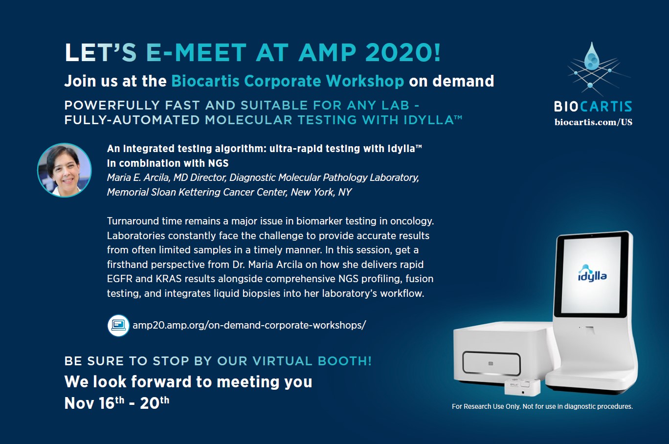 AMP 2020 Annual Meeting VIRTUAL Biocartis